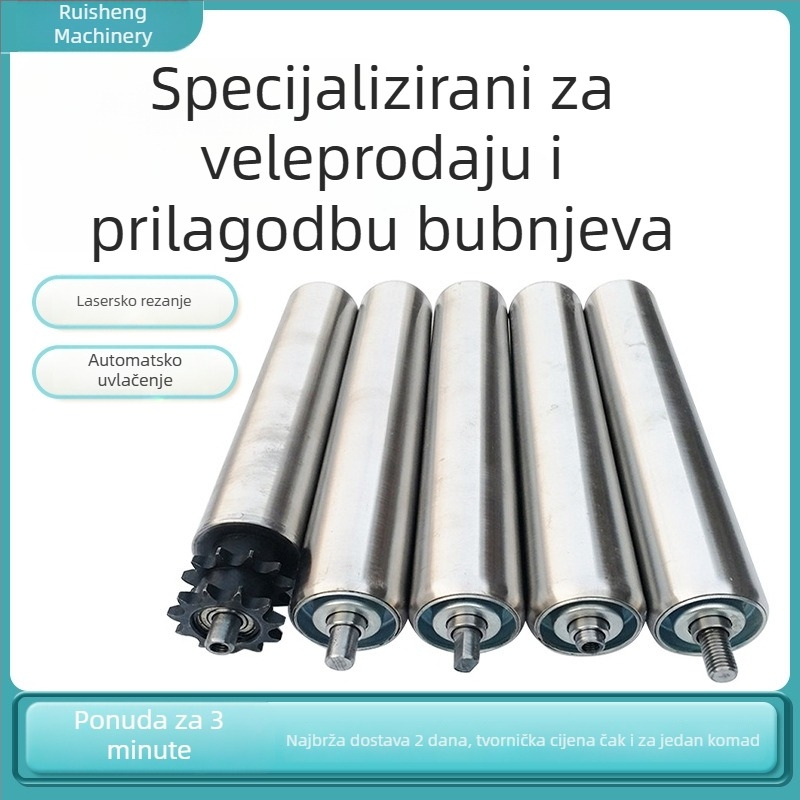 Valjak bez pogona za transportnu liniju od nehrđajućeg čelika