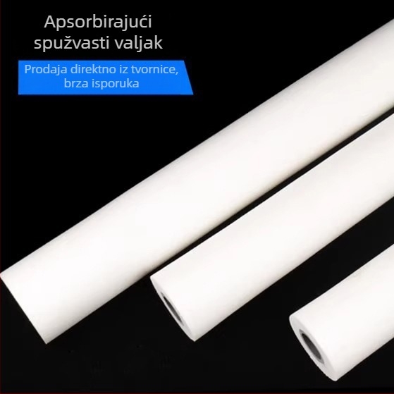 Spužvasti apsorpcijski valjak – cijev od PVC pjene – za mehaničku primjenu