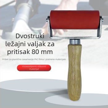 Knight PVC membrana – ručni tlak kotača s siličnim valjkom, dvostruka osovina, otporan na visoke temperature