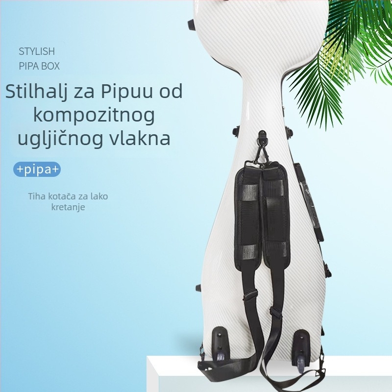 Kutija za Pipa s kotačićima i dvostrukim naramenicama, ABS/PC kompozitni materijal, vodootporna, ultra lagana