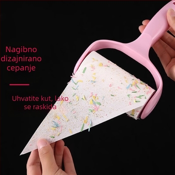 Valjak za uklanjanje dlaka s papirom za odjeću | Materijal PP | Značka Mr. zheng | Moderan minimalistički stil | Predstavljen zimi 2012