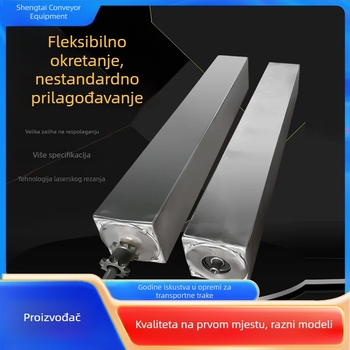 Kvadratni valjak za liniju montaže, od karbonske čelika ili nehrđajućeg čelika