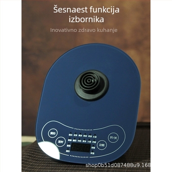 Električni lonac za zdravlje s borosilikatnim staklom, unutarnji stakleni spremnik, dodirno upravljanje, kapacitet 1–1,5 L, snaga 500–1000 W
