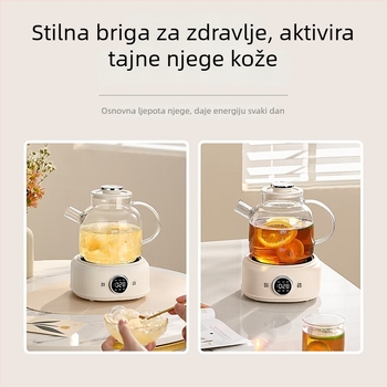 Čajnik od visokou borosilikatnog stakla, model D11, kapacitet do 1 L, 220 V, 400–500 W, upravljanje mikroprocesorom