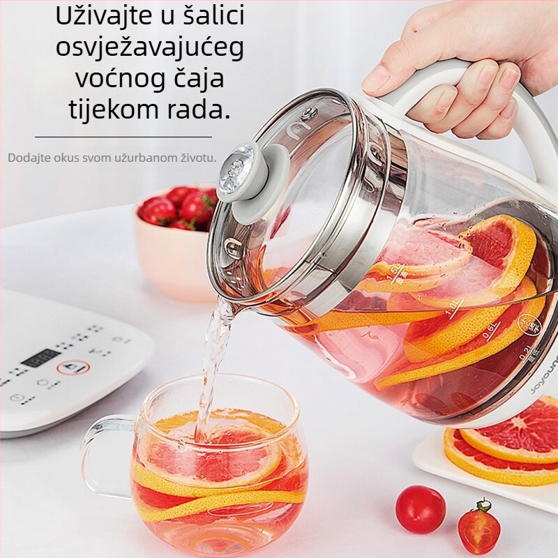 Joyoung DGD1506BQ Zdravstvena posuda, 1,5 L, stakleno telo, za ured i dom, s podesivom temperaturom