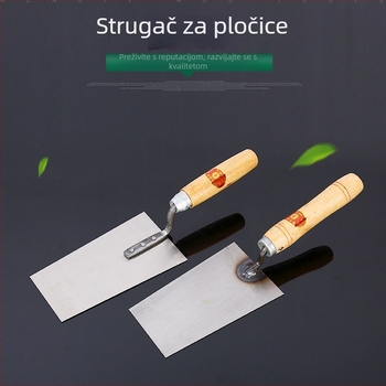 Velika keramička lopatica za pločice i špatula za mort