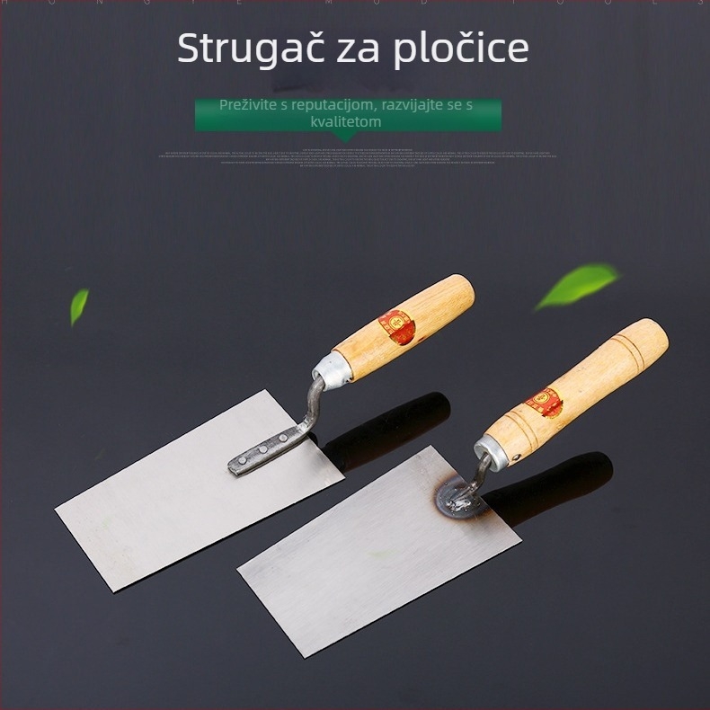 Velika keramička lopatica za pločice i špatula za mort