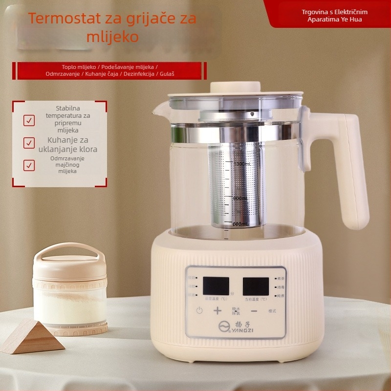 Kantica zdravlja s konstantnom temperaturom, 2-3 L, 220V, 700-800W, staklena kućište