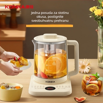 Konka višefunkcionalni lonac za čaj i bilje, model KYSH-1837E-W, kapacitet 1.5–2 L, 220V, 300–350W, kuhanje kineske medicine