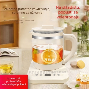 Dx-818 Zdrava posuda za čaj, staklena konstrukcija, kapacitet 1.5–2 L, 220V, 500–1000W