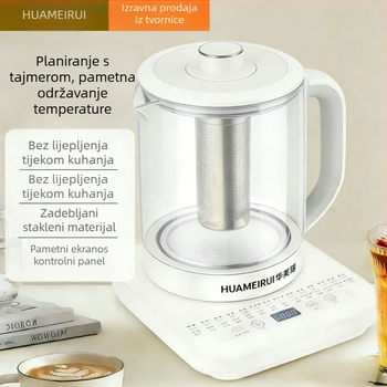 Zdravstveni čajnik HMR-884, 1.5-2 L, tijelo od borosilikatnog stakla, 800W, dodirno upravljanje