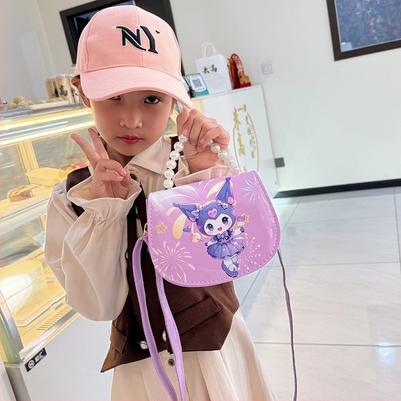 Dječja torba za rame - PU materijal, vodootporna, smanjuje napor, podstava od poliestera, karikatura uzorak