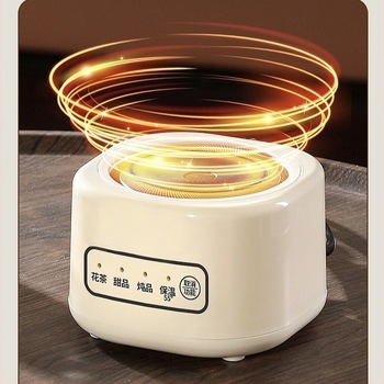 Potpuno automatski čajnik za zdravlje sa staklenim tijelom, kapacitet 1 L ili manje, 220 V, 360 W, dodirno upravljanje i tajmer