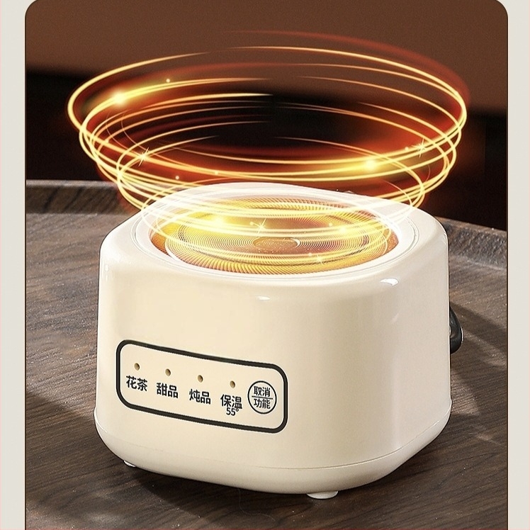 Potpuno automatski čajnik za zdravlje sa staklenim tijelom, kapacitet 1 L ili manje, 220 V, 360 W, dodirno upravljanje i tajmer