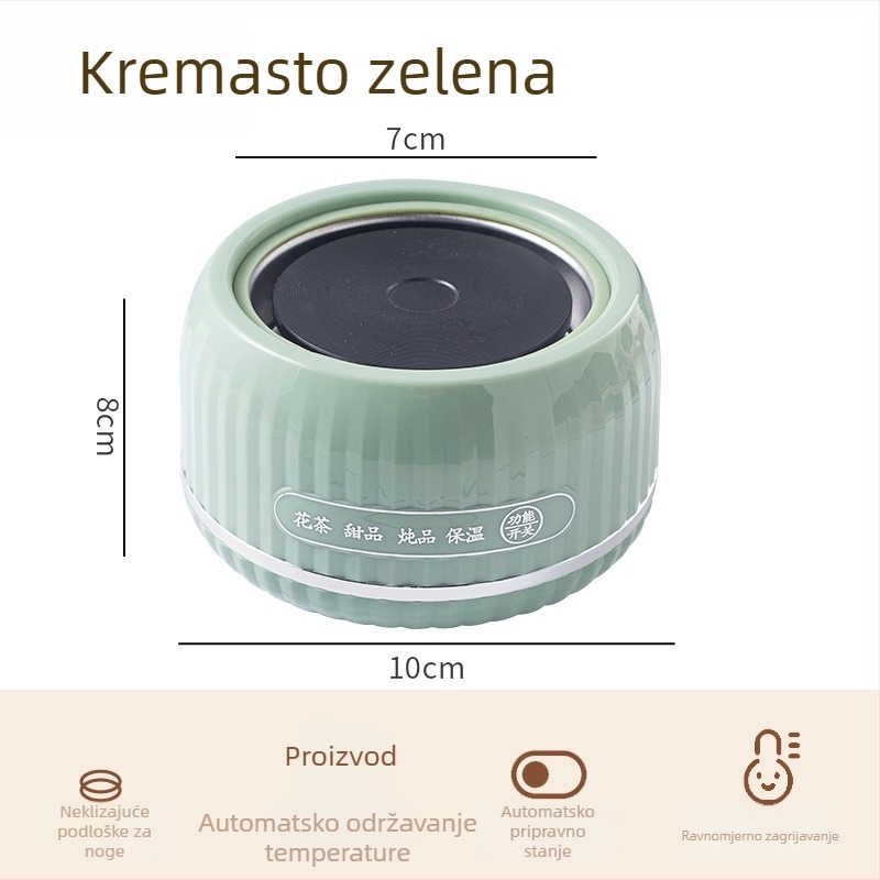 Staklena kanvica za zdravlje s digitalnim termostatom za čaj, deserte i kuhanje, 1–1,5 L, 220 V, 300–350 W