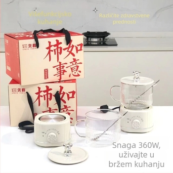 Health Pot A90 — 360W, 220V, staklena unutarnja posuda, kućište od borosilikatnog stakla