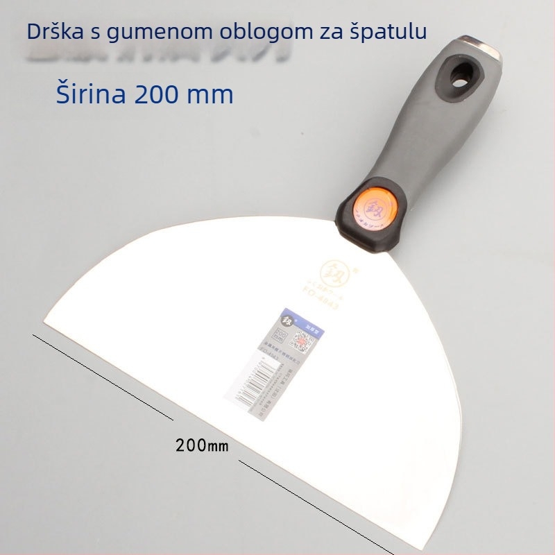 Lopatica za malter s nehrđajućeg čelika 3Cr-13, model Putty Knife, za kućnu upotrebu, čišćenje i dekoraciju, dostupne u različitim širinama