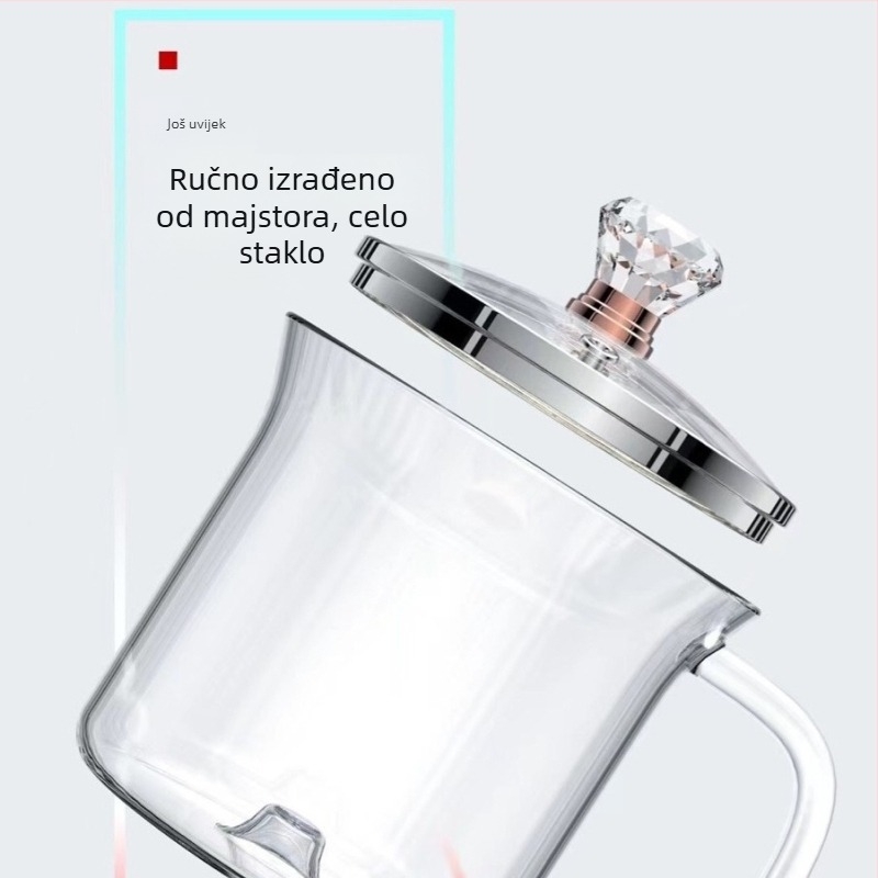 BAFFY ME8881 Zdrava posuda za kuhanje, 300 ml, 220V, 100W, kućište i unutarnji spremnik od borosilikatnog stakla