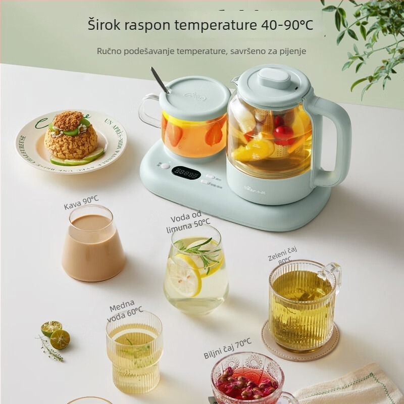 Bear Zdravstveni čajnik YSH-P08G7 s regulacijom temperature, kapacitet ≤1 l, 220V, 500–1000W