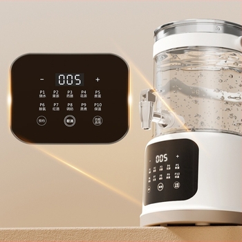 Električni stakleni čajnik s razdvojenim dizajnom za čaj i vodu, model Hch-001, 2,8 L, 220V, 500–1000W, elektronički termostat