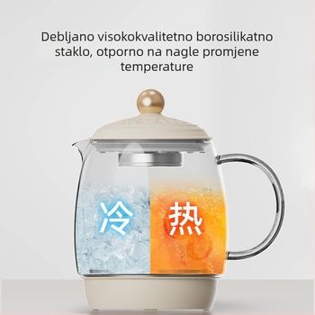 BRUNO Health Pot All-in-One električni čajnik, model Bxm801, 1 L, staklena konstrukcija, 220 V, 300–350 W