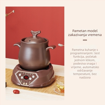 Keramički lonac za dekokt, kapacitet 2L/2.5L/3L, 220V, 300-700W, Mikroprocesorsko upravljanje
