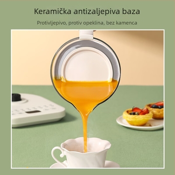 Zdravstveni stakleni električni čajnik, zapremina 1-1.5 L, 220 V, 500-1000 W, upravljanje mikroračunalom s digitalnim termostatom