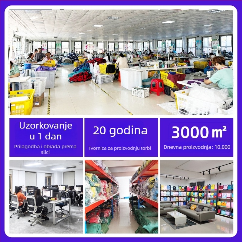 Torba za dopunsku nastavu za učenike osnovne škole s logom, Oxford tkanina, ergonomski stražnji panel, prozračna i lagana, unisex, za 5.–6. razred