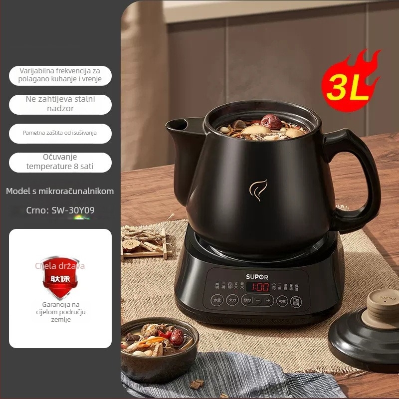 Supor odvar lonac – keramički lonac za zdravlje, kapacitet 2–3 L, 220 V, 280 W, model SW-30Y09