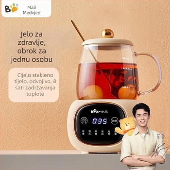 Bear lonac za zdravlje, borosilikatno staklo, 360W, 220V, digitalni termostat, dodirno upravljanje