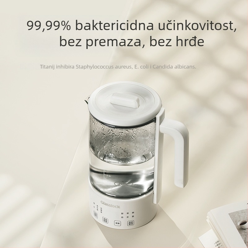 Glasslock Health Pot Mini — kompaktni električni čajnik za dom i ured