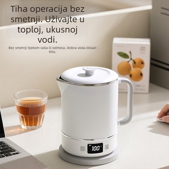 Električni kuhalo za vodu F01 s kapacitetom 1,2 L, snaga 500 W, napon 110 V, kućište od nehrđajućeg čelika, dodirno upravljanje
