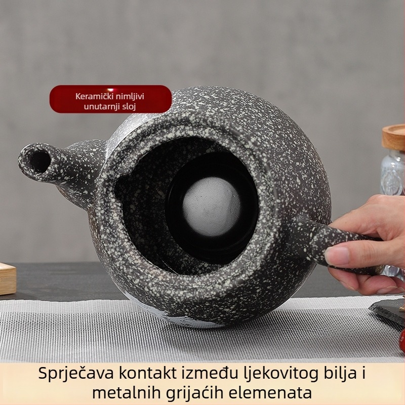 Električna dekocijska posuda s keramičkim tijelom, kapacitet 2-3 L, 220 V, 300-350 W