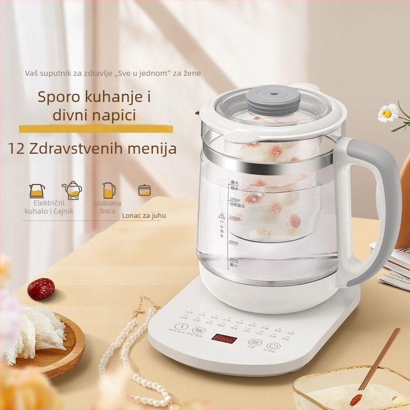 Velle Višestruki stakleni čajnik 1,8 L za dom i ured