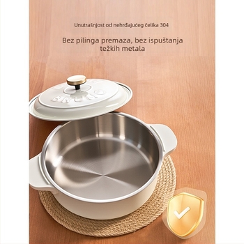 BRUNO Bxm101 3 L električna posuda za kuhanje — unutarnji spremnik od nehrđajućeg čelika, mehaničko upravljanje, grijanje baze, izolacija