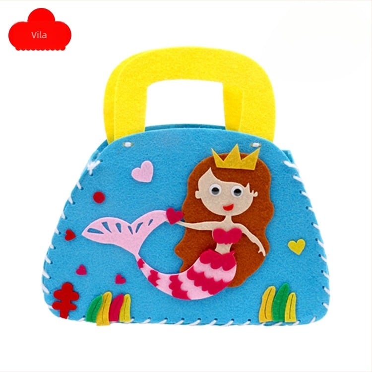 DIY crossbody torbica za djecu — filc materijal, uzorak sazviježđa/zodijak, stil dječji crtić, pogodno za vrtić, proljeće 2024