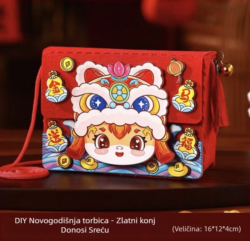 DIY crossbody torbica za djecu — filc materijal, uzorak sazviježđa/zodijak, stil dječji crtić, pogodno za vrtić, proljeće 2024