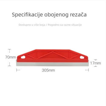 Set alata za žbukanje s plastičnom ručkom, tip ravnog noža, ABS nehrđajući čelik, za ukrašavanje zgrada