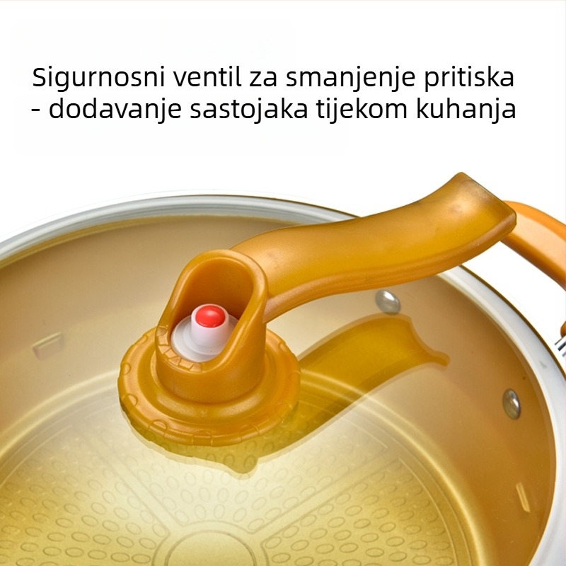 Električni lonac-hot pot – višefunkcionalan, ne-prijanjajuća unutarnja posuda, kapacitet 4–5 L, 1500 W, aluminijsko kućište, za 3–8 osoba