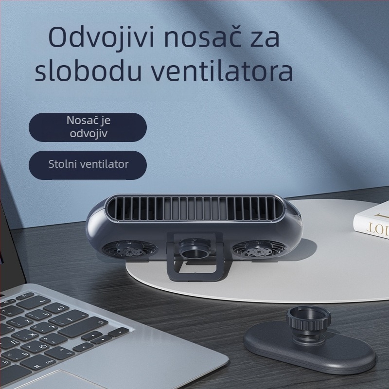 Ventilator bez lopatica za auto i stolno, USB punjenje, mini difuzor aromaterapije, tih