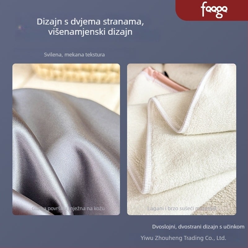 Dvostruko slojna kapica za sušenje kose – antibakterijska, brzo sušenje; za žene; težina 140–169 g; brend FQQGQ, model A4406