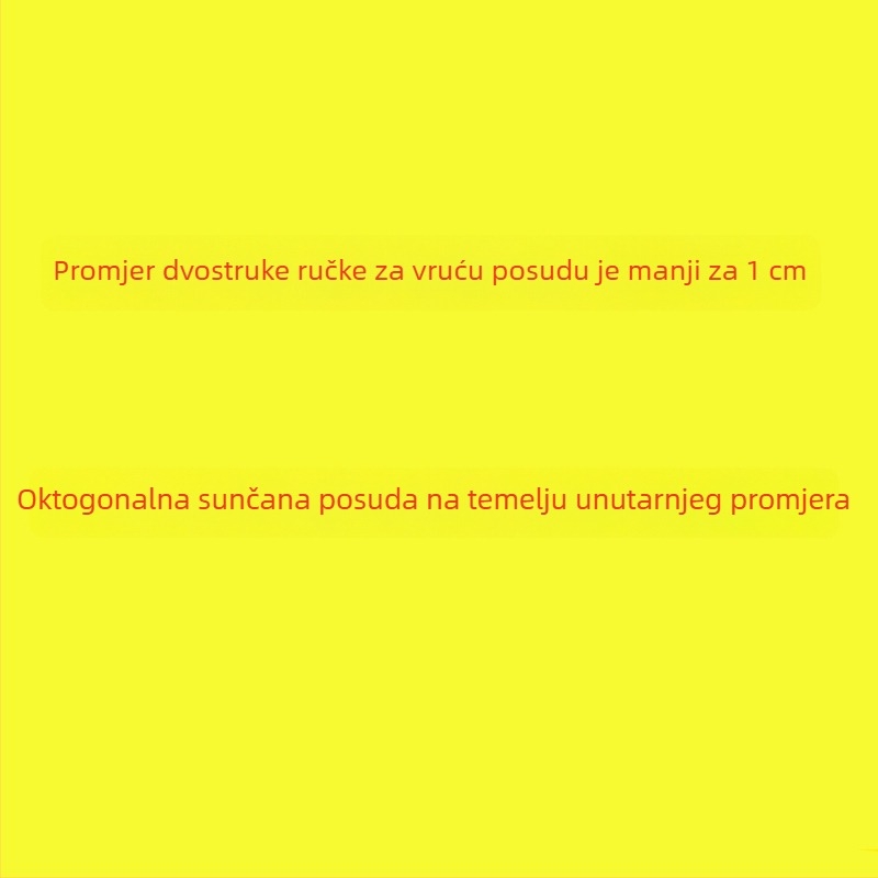 304 nehrđajući čelik, šabu lonac s dvostrukim ručkama, kapacitet 2,1–4 L, jednosno dno, kompatibilan s indukcijskom pločom