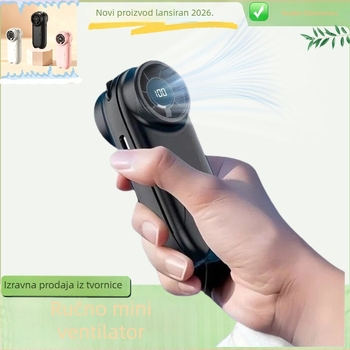Ventilator bez lopatica, ručni, s jakim protokom zraka, stolni ventilator, prenosni, ugrađena baterija 2000–4000 mAh, dug radni vijek