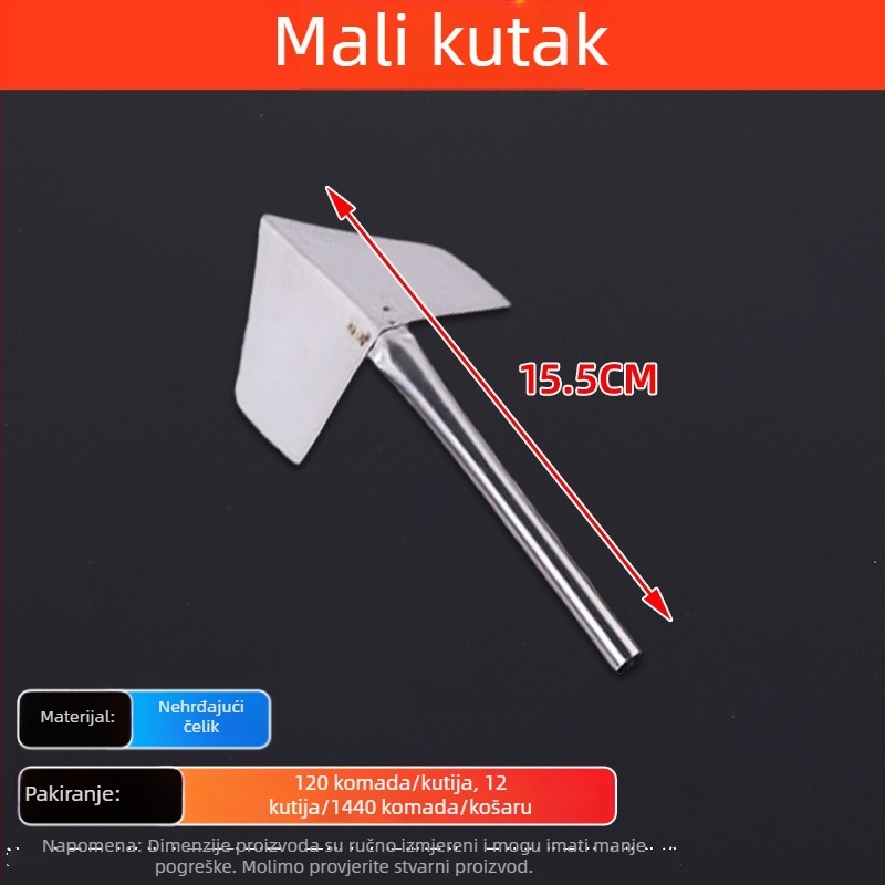 Jinya Yin-Yang kutna špahtla od nehrđajućeg čelika, višestruka namjena