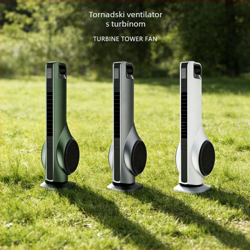 Bezlopatni toranj ventilator s daljinskim upravljanjem, 3 brzine, široki protok zraka