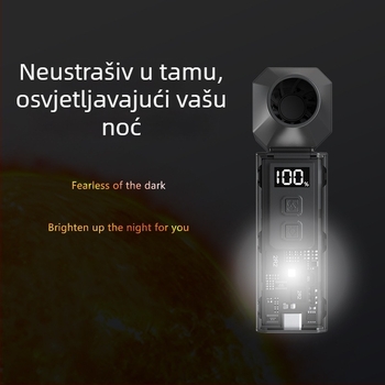 Ručni turbo ventilator s 130.000 rpm za uklanjanje prašine, osvjetljenje i brzo punjenje – tri u jednom alat za čišćenje kućišta računala i tipkovnica