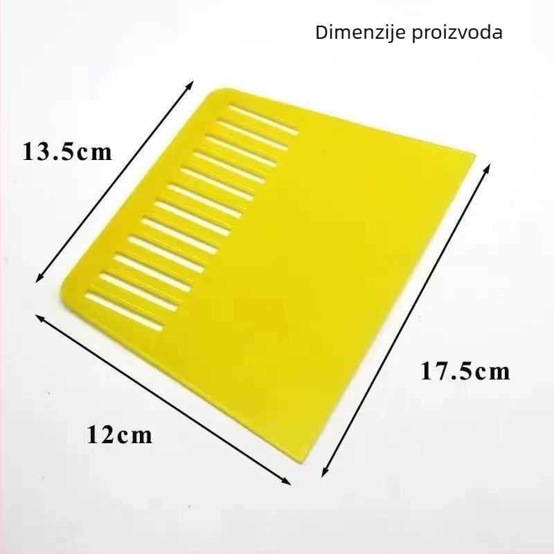 Plastični scraper, jednoslojni, za zidove i površine automobila, za kit i rezanje tapeta
