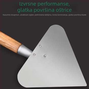 Lu Feng zidarska špatula, velika u obliku breskve, duljina 200 mm, debljina 1 mm