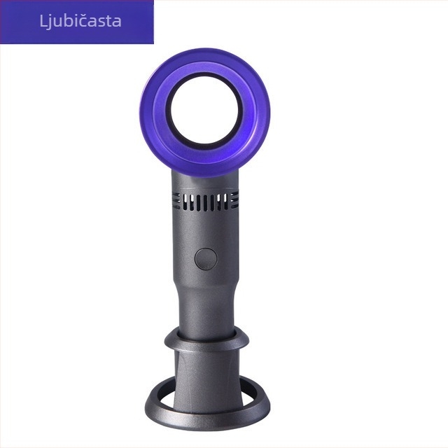 Bezlopatni ručni ventilator, USB punjenje, ugrađena baterija 1200-2000 mAh, 3 brzine, buka 45-50 dB