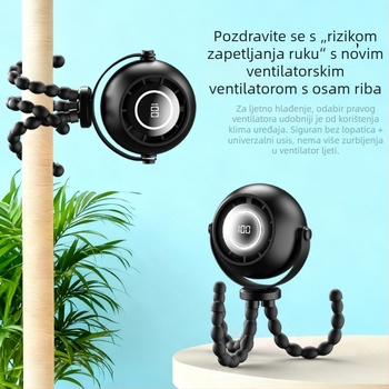 26 novih modela ručnog ventilatora za kolica za bebe, prijenosni vanjski ventilator za kolica, tiši hobotnički ventilator